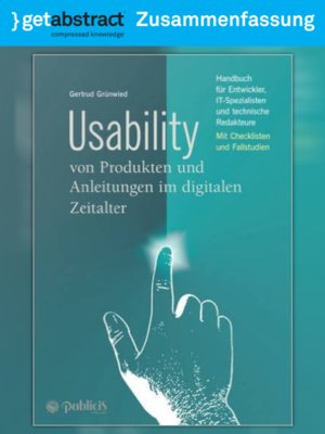 cover image of Usability (Zusammenfassung)